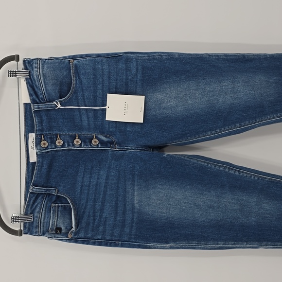 Kancan High Rise Super Skinny Jeans - Curvy Blue Dize 30 - Picture 2 of 9